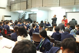 野田研修 中1野田研修の現地での取り組み