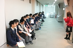 野田研修 中1野田研修の現地での取り組み