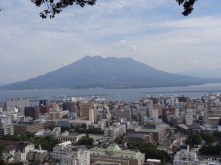 城山展望台からの桜島