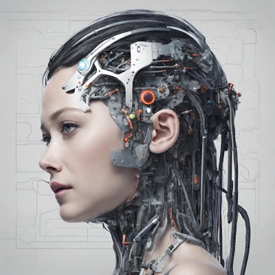 AIに「AI」と入力して生成した画像