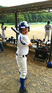 試合の写真