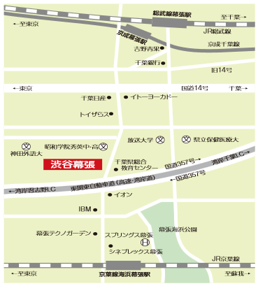 渋幕周辺地図