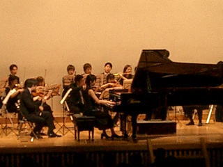 Student Playing Piano