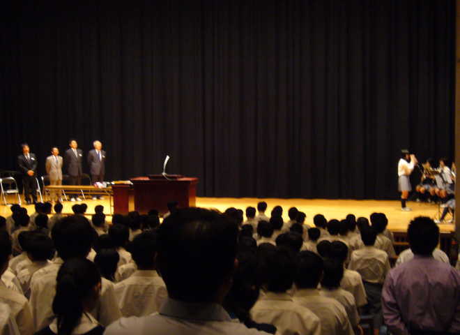 2学期始業式