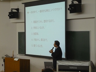 Lecture by Dr. Kobayashi
