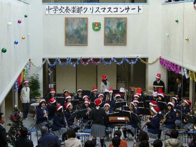 中学終業式