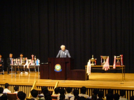 Junior high opening ceremony