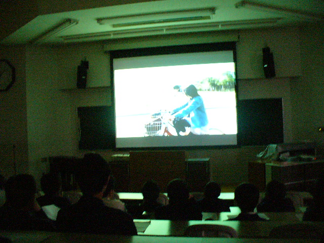 Meeting for riding bike safely