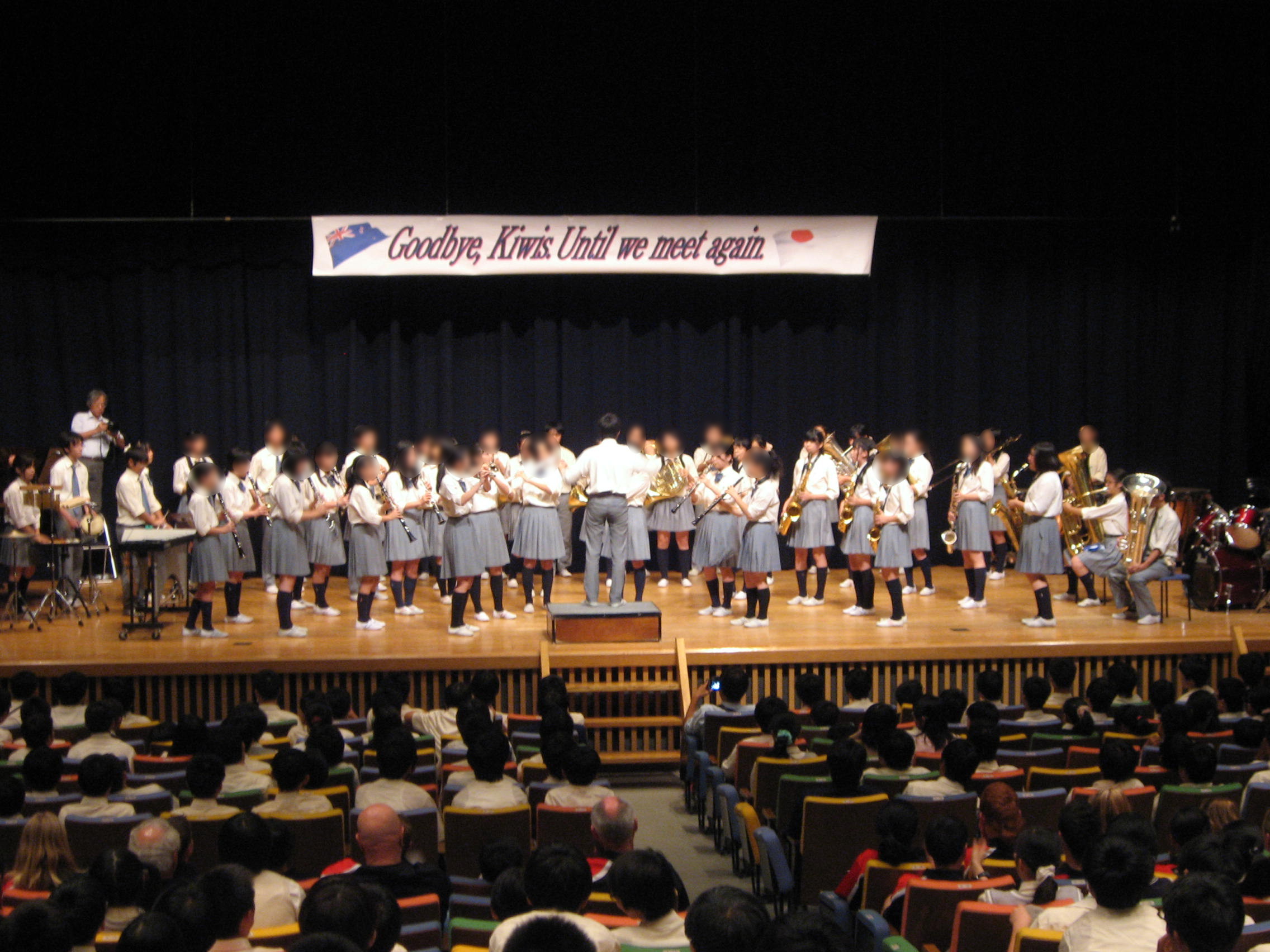 Farewell Ceremony for NZ students