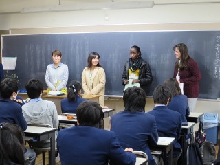 Meeting with the students of Tokyo University of Foreign Studies