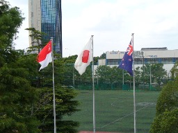 ラッフルズ生（シンガポール）来日、歓迎会