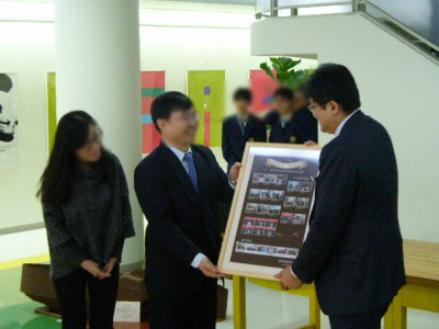 北京月壇中学生徒歓迎会