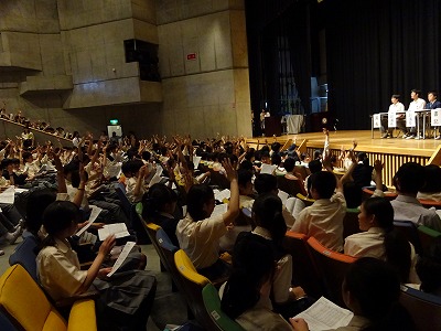 中学進路説明会