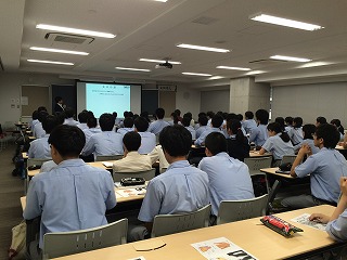 The trial lecture given by the professor from Tokyo Medical and Dental University.