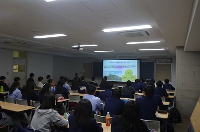 A mock lecture by the professor of Tokyo Unversity
