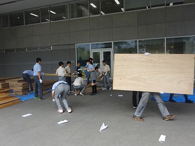 Preparations for the Enjyu Festival