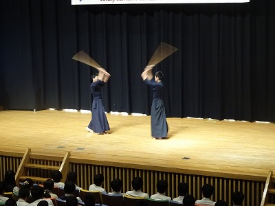 Welcome ceremony for the NZ students