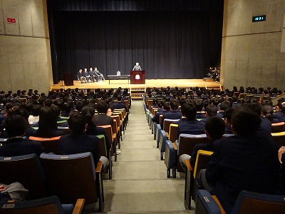 The opening ceremony