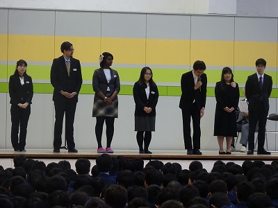 Junior & high school Opening ceremony