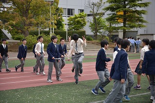 縄跳び練習