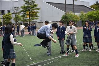 先生も一緒に