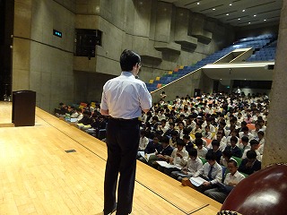 中２学年集会