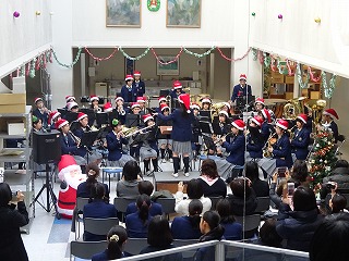 中学吹奏楽部クリスマスコンサート