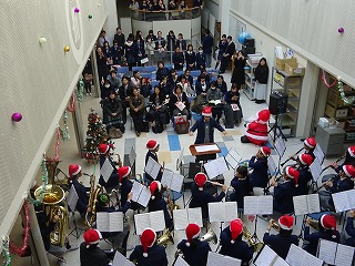 中学吹奏楽部クリスマスコンサート