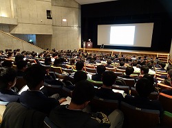 A lecture by the professor from Tokyo university