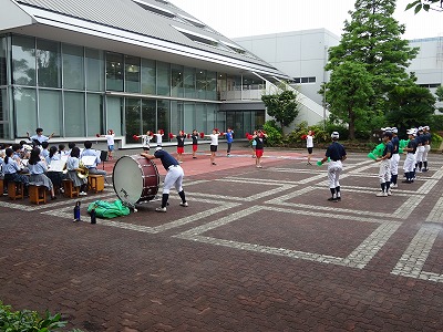 野球部応援の練習