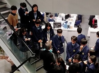 共同通信社見学