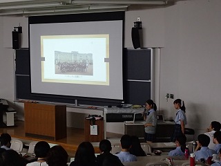 昨年参加した生徒からの説明