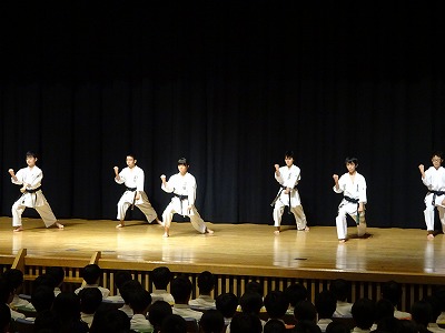 Welcoming ceremony for the students from New Zealand