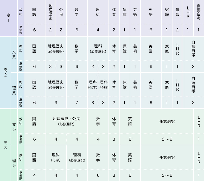The number of entity（Senior High）