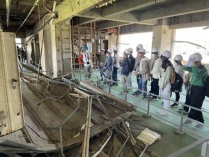 陸前高田コース　気仙中学校の震災遺構